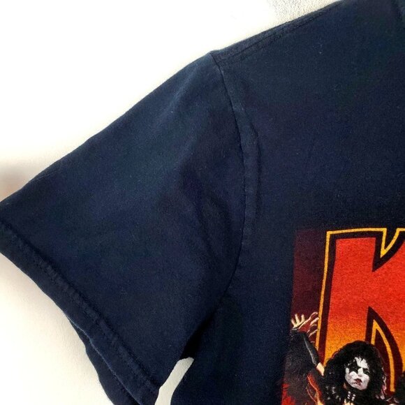 KISS Tshirt‎ Small Black Graphic Print Short Sleeve Rock & Roll Music Band Tee - Picture 7 of 7
